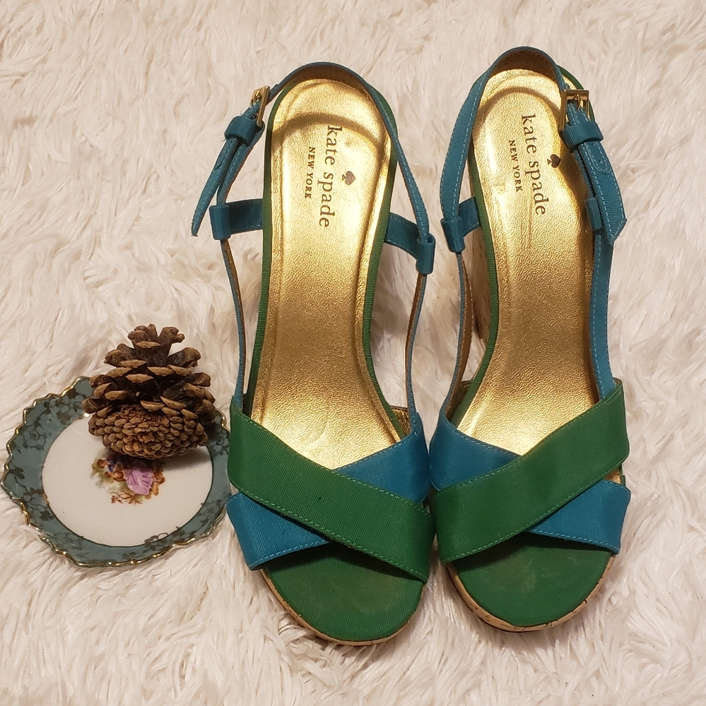Kate Spade Penny Cork Wedge Sandals